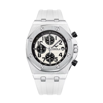Andrei | Octagonal Bezel Chronograph Watch | 43mm