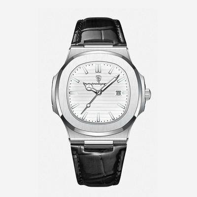 Elias | Sleek Dial Paired with a Classic Leather | 40mm