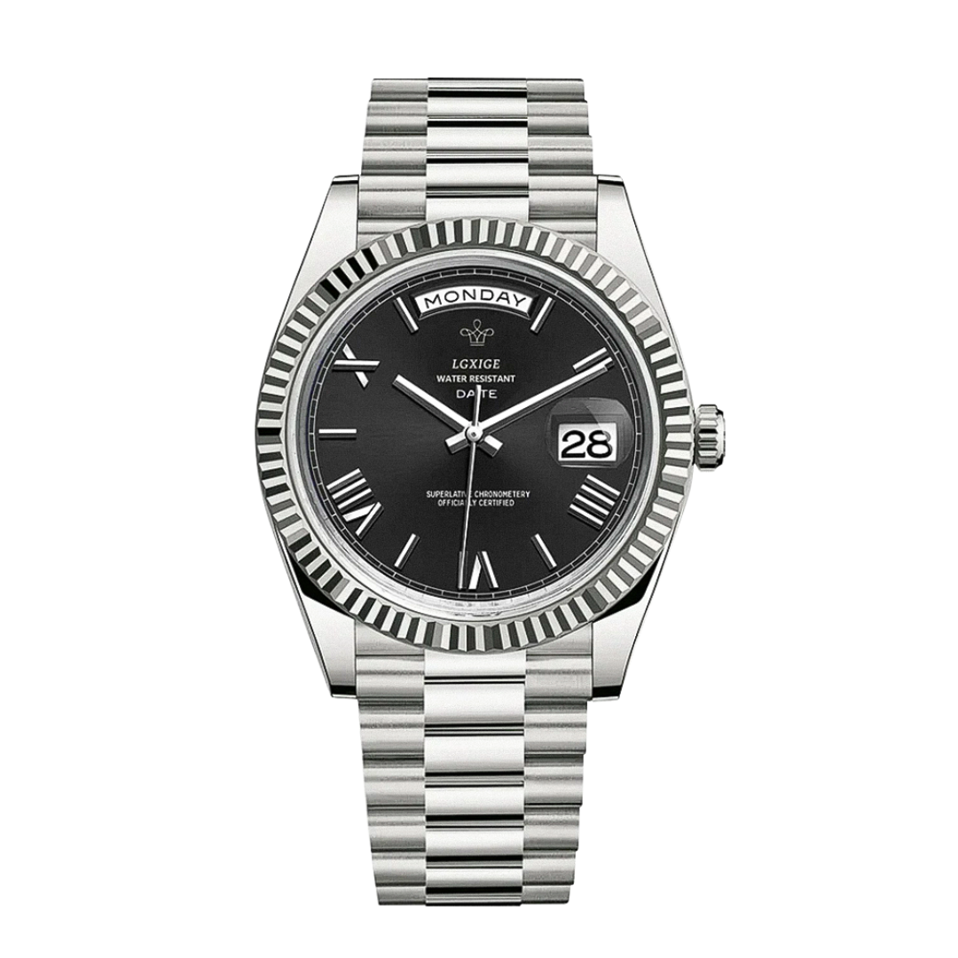 Frederick | Sharp Lines and Classic Day-Date Styling Watch | 40mm