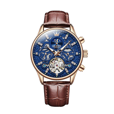 Emmett | Automatic Mechanical Watch with Leather Strap | 40mm