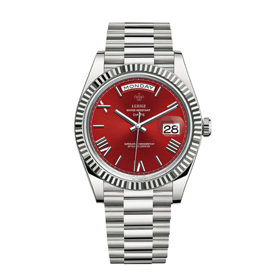 Frederick | Sharp Lines and Classic Day-Date Styling Watch | 40mm