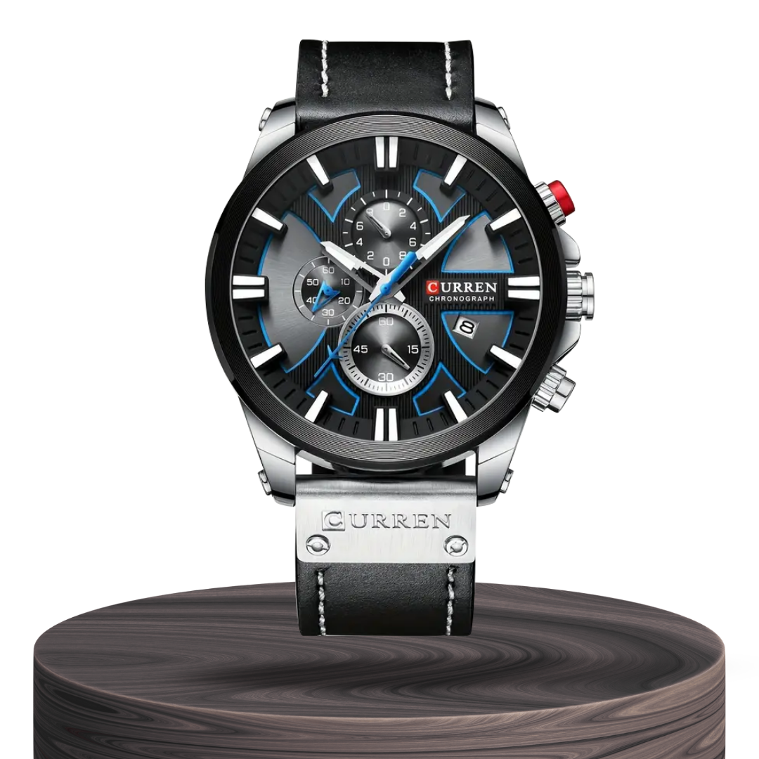 Easton | Men's Multifunction Glow-in-the-Dark Quartz Watch | 49mm