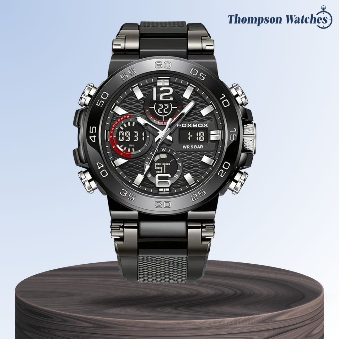 Nate | Men's Dual Display Digital Military Quartzwatch