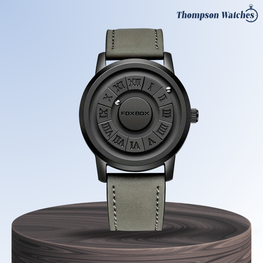 Max | Men's Stylish Black Dial Casual Wristwatch | 42mm