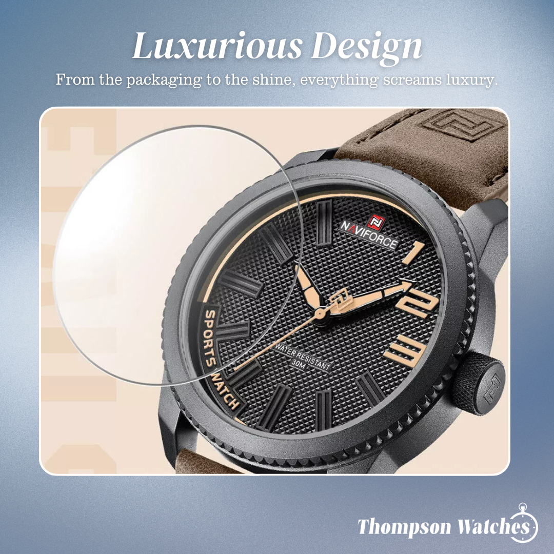 Leroy | Fashion Sports Style Wristwatch | 46mm