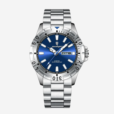 Maverick | Sporty Rotating Bezel Stainless Steel Watch | 42mm