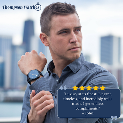 Troy | Men's Rectangular Luxury Quartz Wristwatch