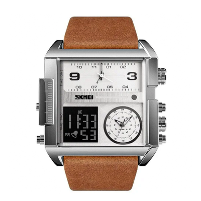 Alex | Men's Double Calendar Quartz Wristwatch | 51mm