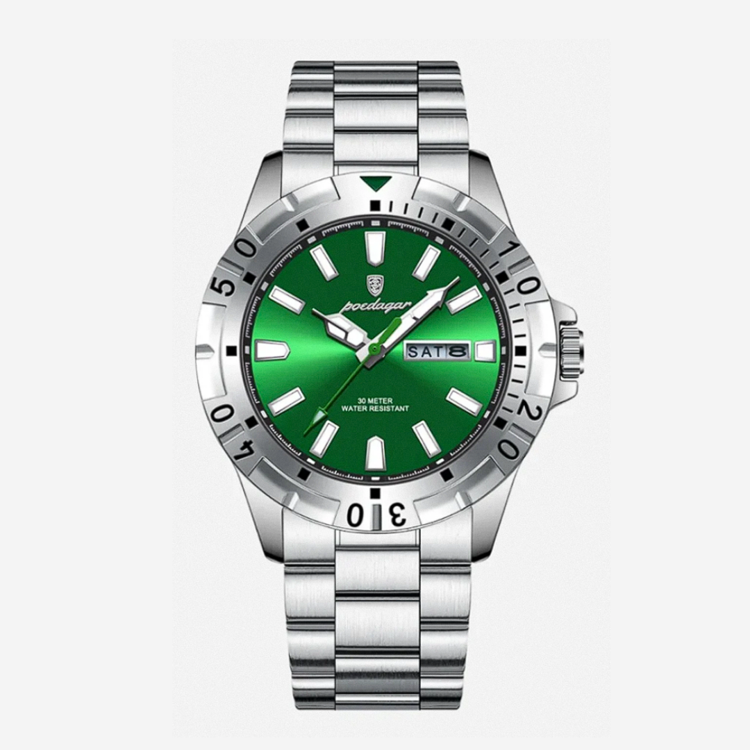 Maverick | Sporty Rotating Bezel Stainless Steel Watch | 42mm