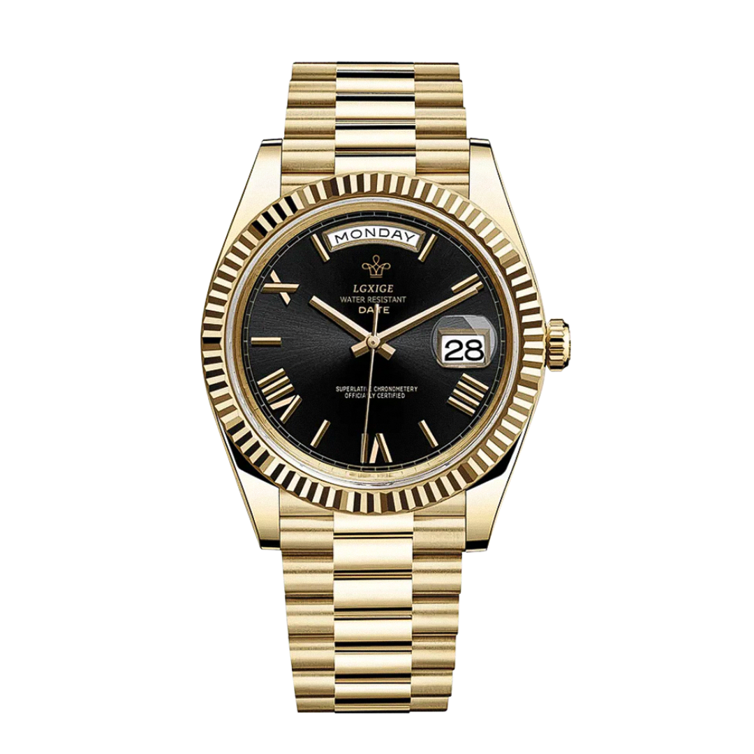 Frederick | Sharp Lines and Classic Day-Date Styling Watch | 40mm