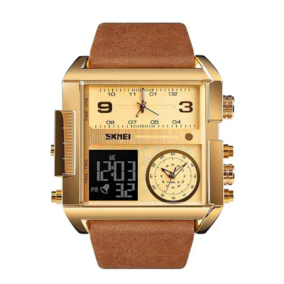 Alex | Men's Double Calendar Quartz Wristwatch | 51mm