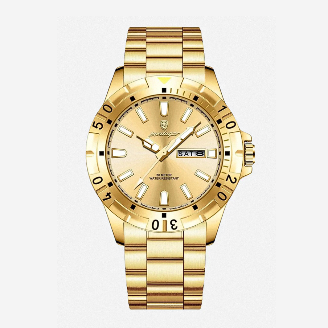 Maverick | Sporty Rotating Bezel Stainless Steel Watch | 42mm