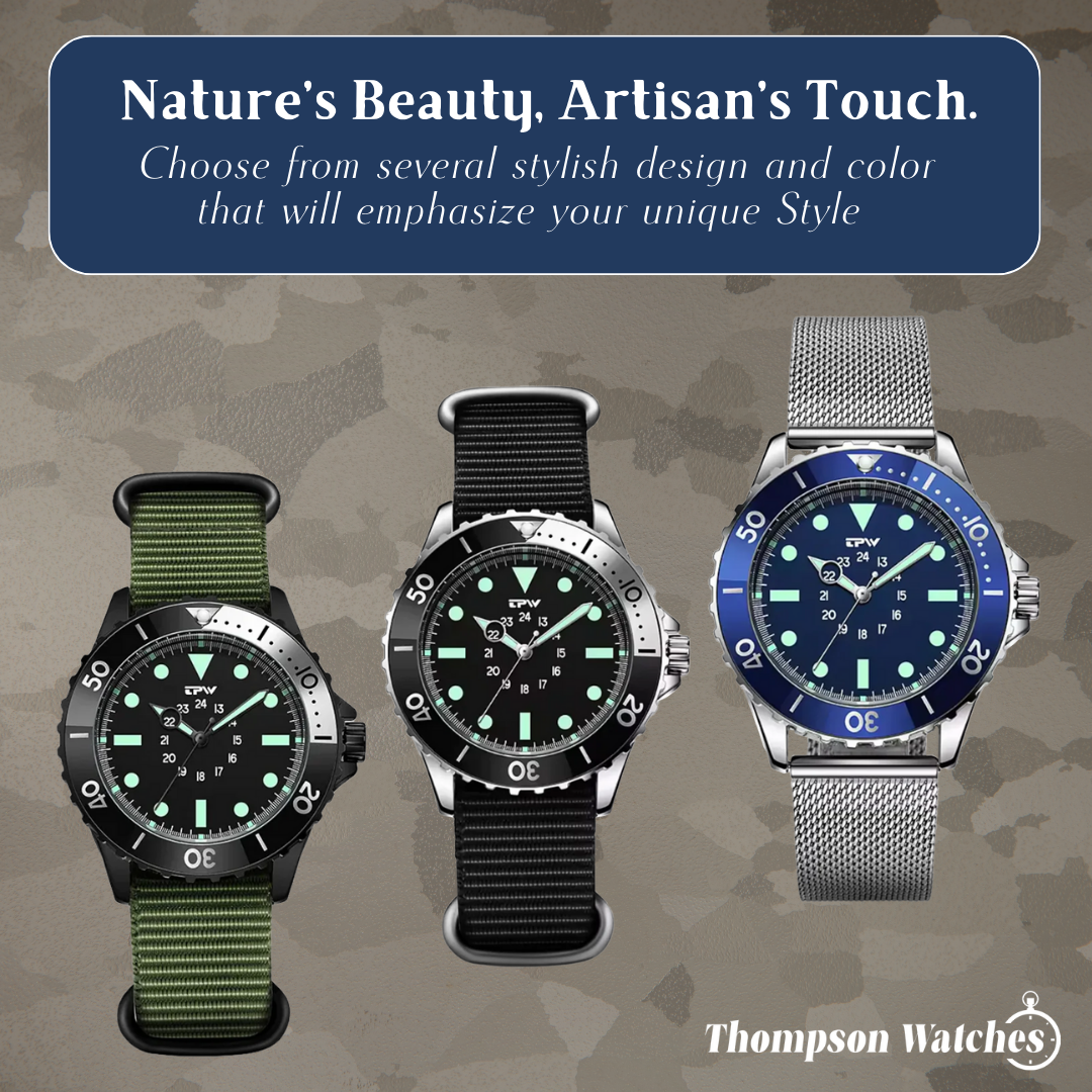Robert | Classic Timepiece with Luminous Markers | 41mm