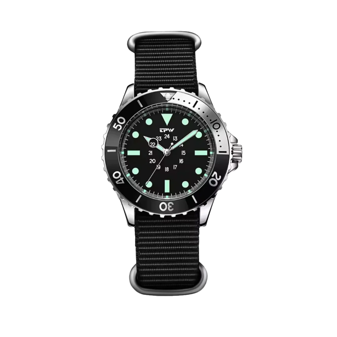 Robert | Classic Timepiece with Luminous Markers | 41mm