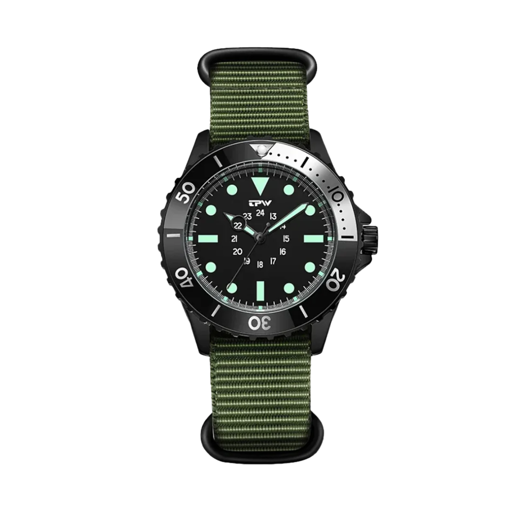Robert | Classic Timepiece with Luminous Markers | 41mm