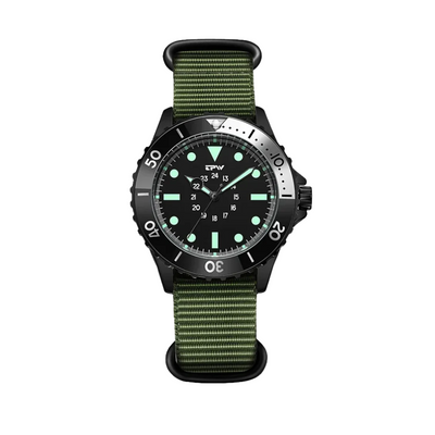 Robert | Classic Timepiece with Luminous Markers | 41mm