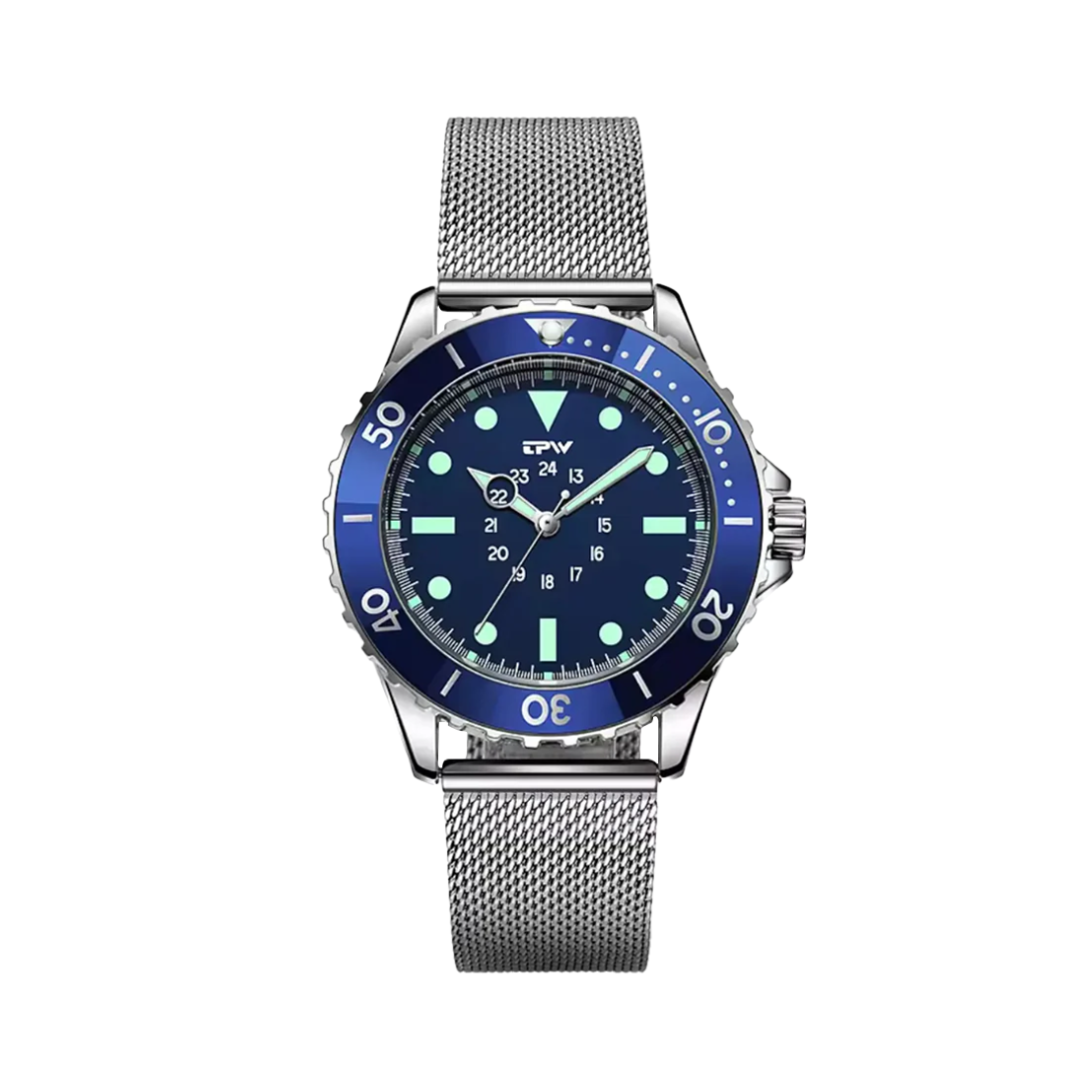 Robert | Classic Timepiece with Luminous Markers | 41mm