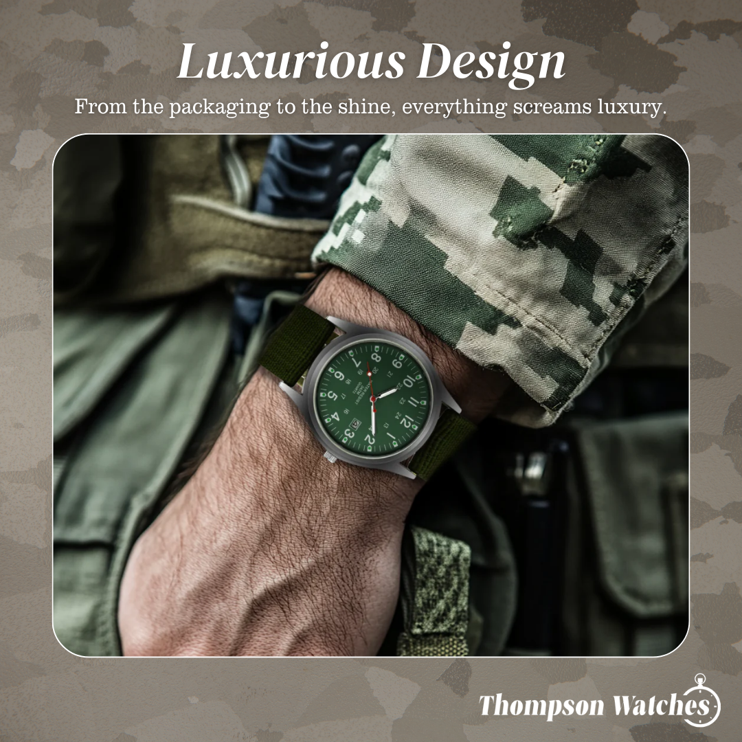 Mateo | Rugged Field Watch with Durable Canvas Strap | 40mm