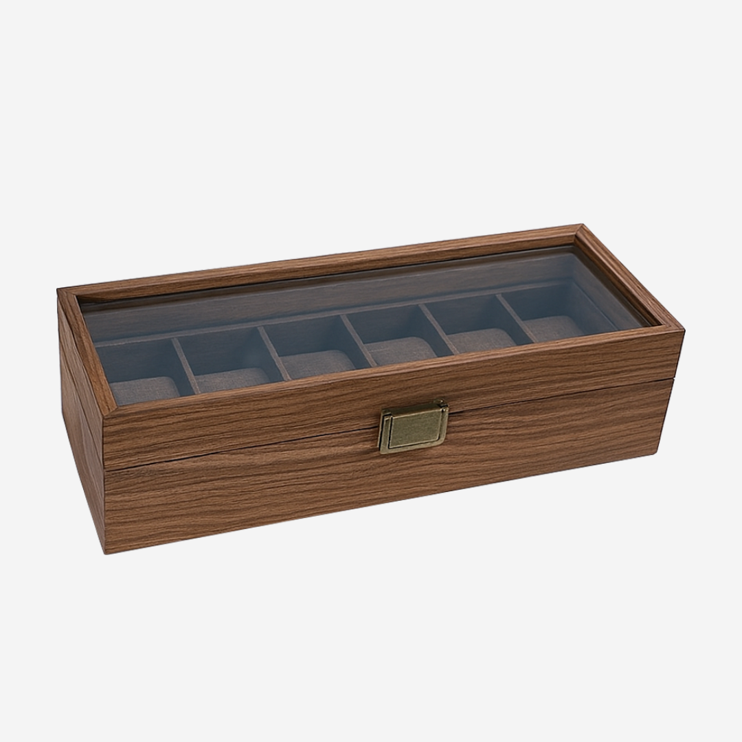 Marcellus | Octagonal Wooden Watch & Jewelry Display Case
