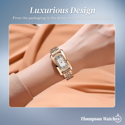 Adeline | Elegant Timepiece with Sparkling Crystal Watch | 36mm