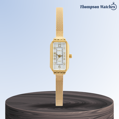 Varella | Rectangle Dial Women’s Mesh Watch| 30 mm