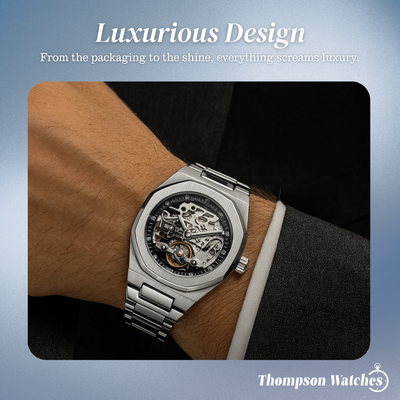 Travis | Forsining Skeleton Automatic Watch | 41.2mm