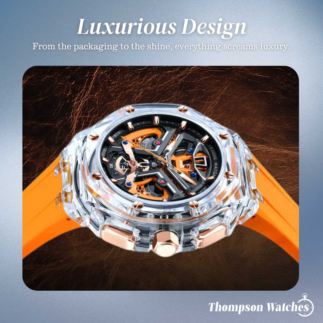 Dino | Transparent Skeleton Watch | 45mm