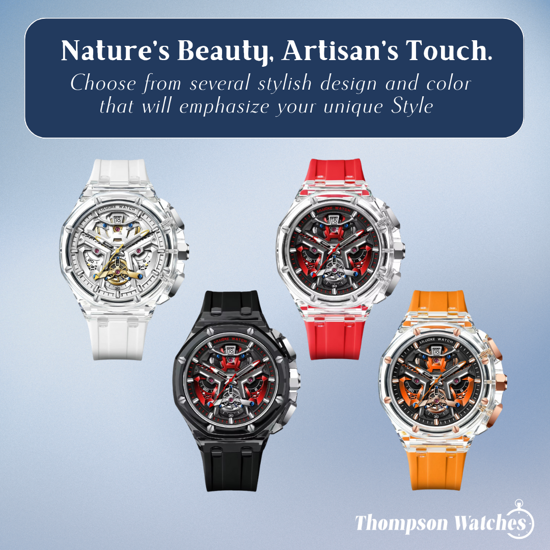 Dino | Transparent Skeleton Watch | 45mm