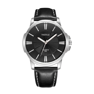 Gavin | Opulent Glass Leather Watch | 45mm